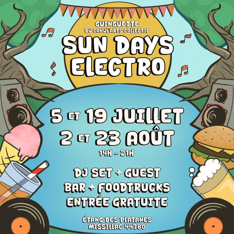 Sun days Electro guinguette du Canul'arts collectif