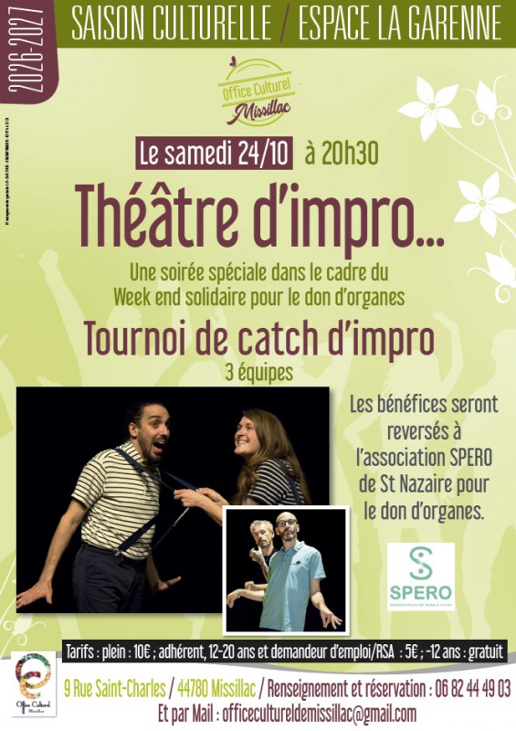 Théâtre d'improvisation - © Office culturel de Missillac Théâtre d'improvisation