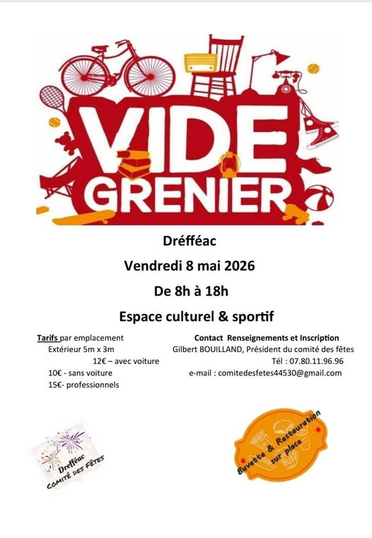 Vide grenier à Drefféac